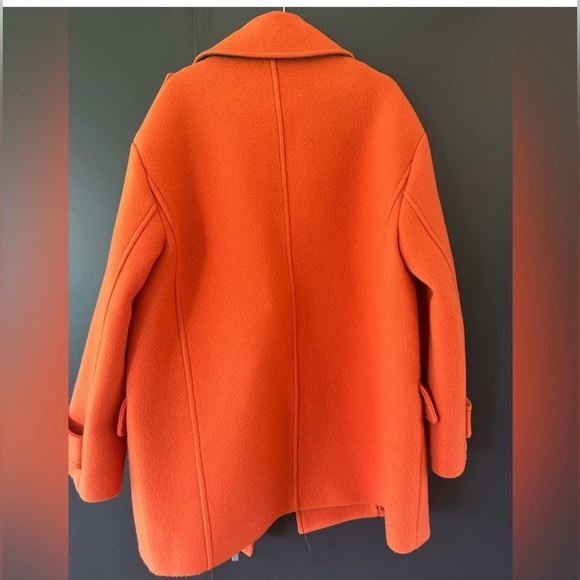 EUC MICHAEL KORS Wool Blend Oversized Double Breasted Peacoat - Picture 5 of 6